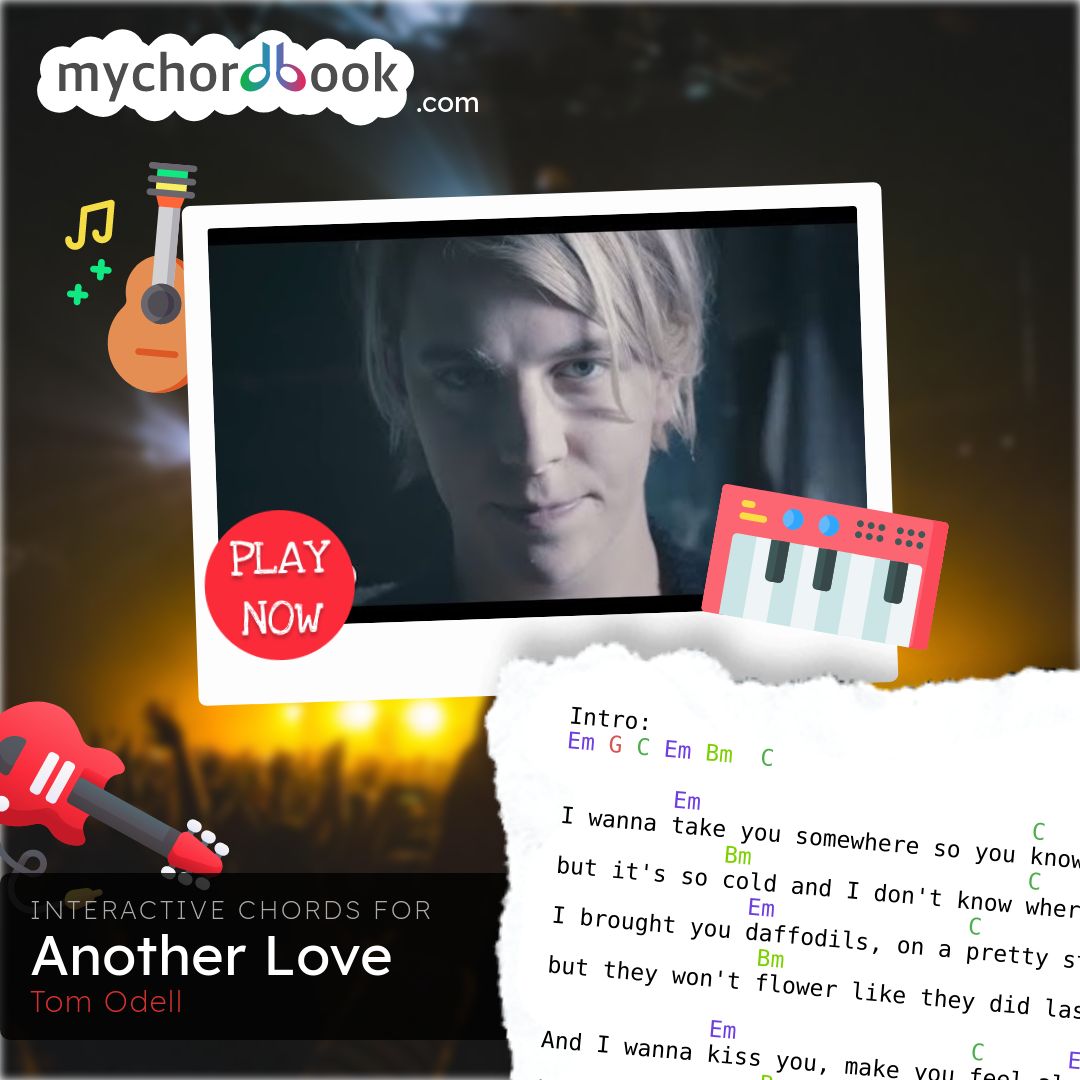 Tom Odell – Another Love EASY Guitar Tutorial With Chords / Lyrics 